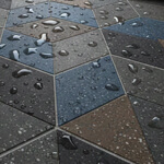 Anti-slip tiles