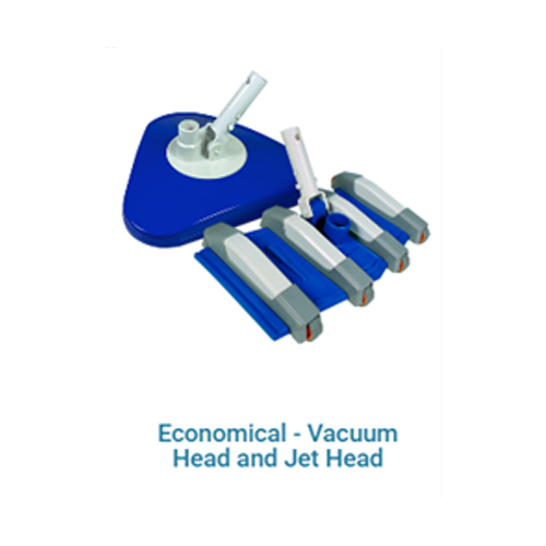 Economical vacuum head and jet head